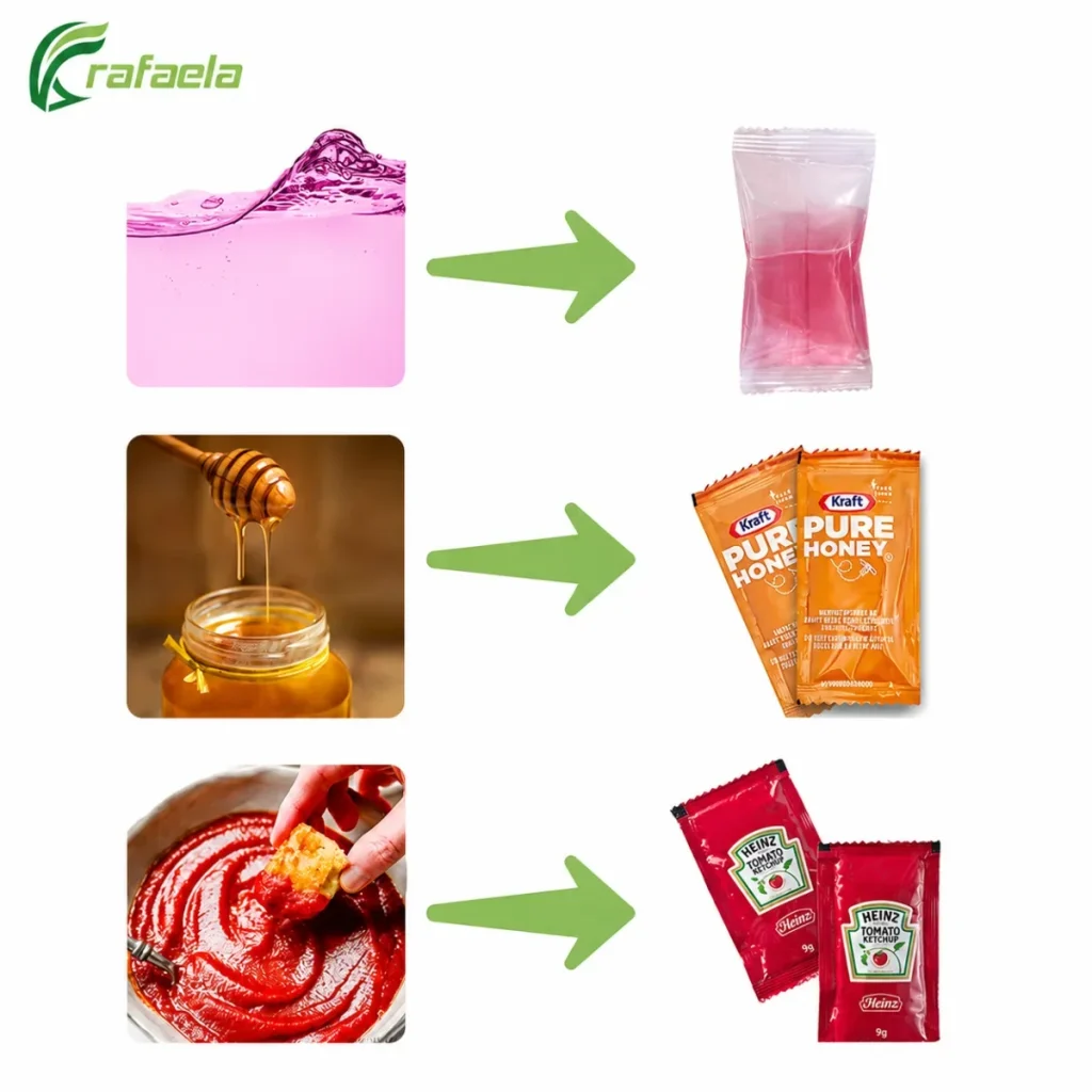 Automatic Liquid and Sauce Sachet Packing Machine