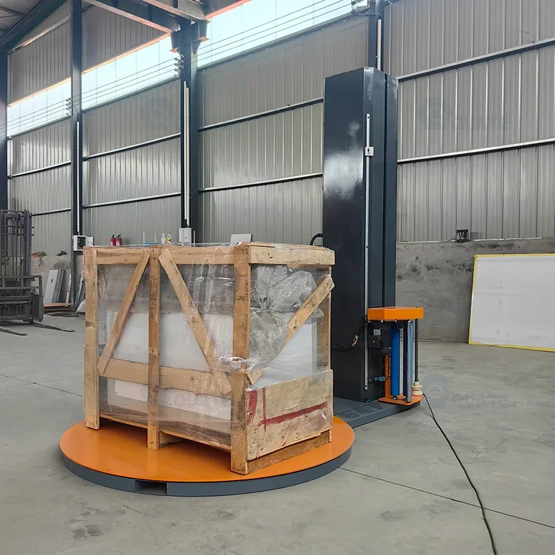 Automatic Turntable Pallet Stretch Wrapping Machine