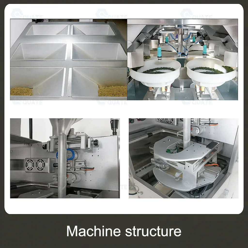 Automatic Pyramid Tea Bag Packing Machine with Ultrasonic Sealing