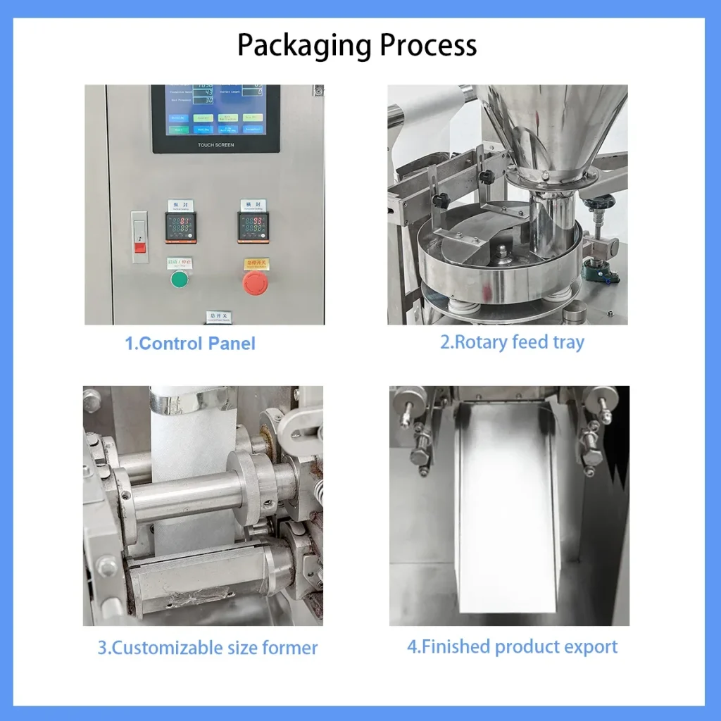 Automatic Tea Bag Packing Machine with Thread and Tag