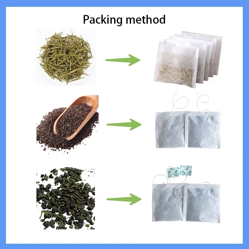 Automatic Tea Bag Packing Machine with Thread and Tag