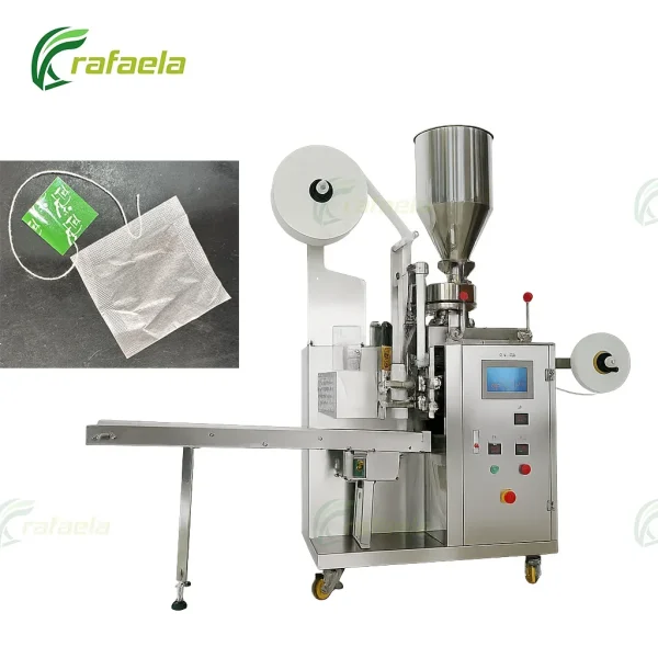 Automatic Tea Bag Packing Machine with Thread and Tag