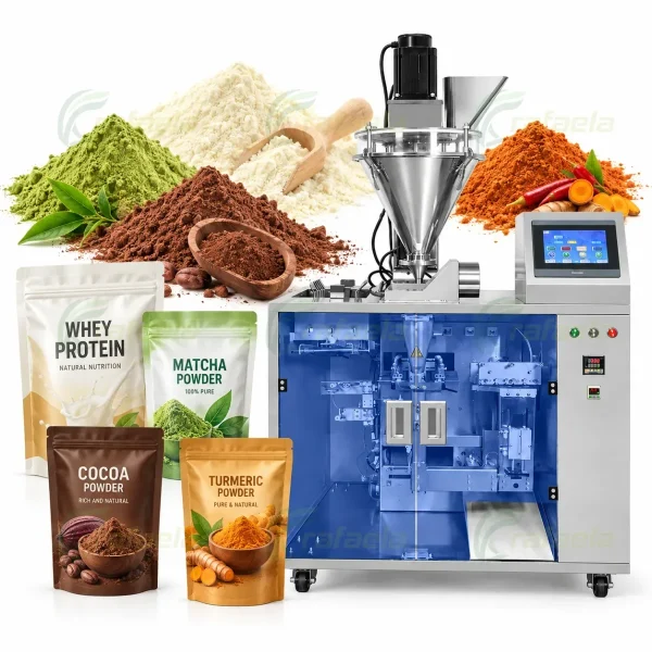 Automatic Powder Stand Up Pouch Packaging Machine